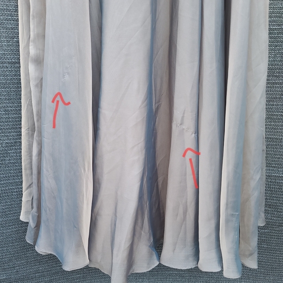 La Femme | Lace & Satin A-Line Gown In Cocoa Size 6 NWT Flawed - Picture 9 of 16